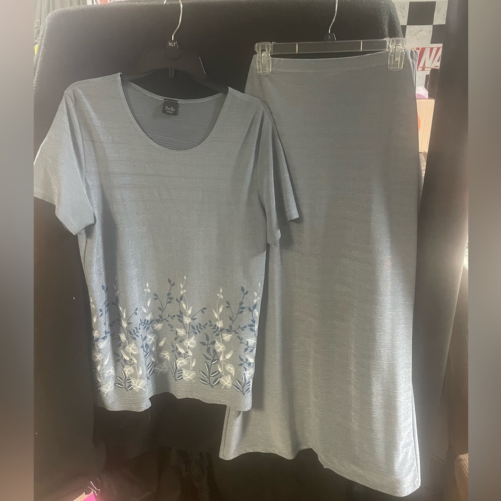 Size large 2 pc skirt and top